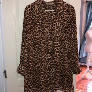 Leopard print dress